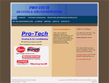 Tablet Screenshot of pro-techac.com